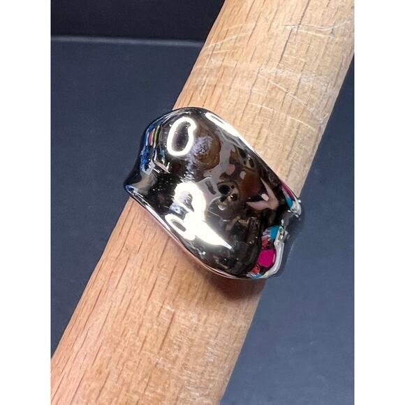 Vintage sterling silver ring size 8 - Picture 1 of 13